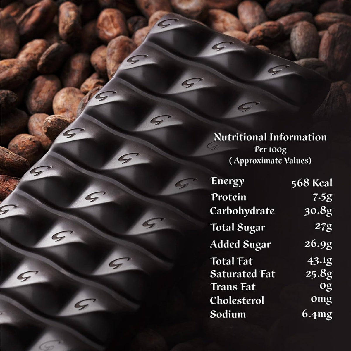 Galaxy Fusions Dark Chocolate Bar