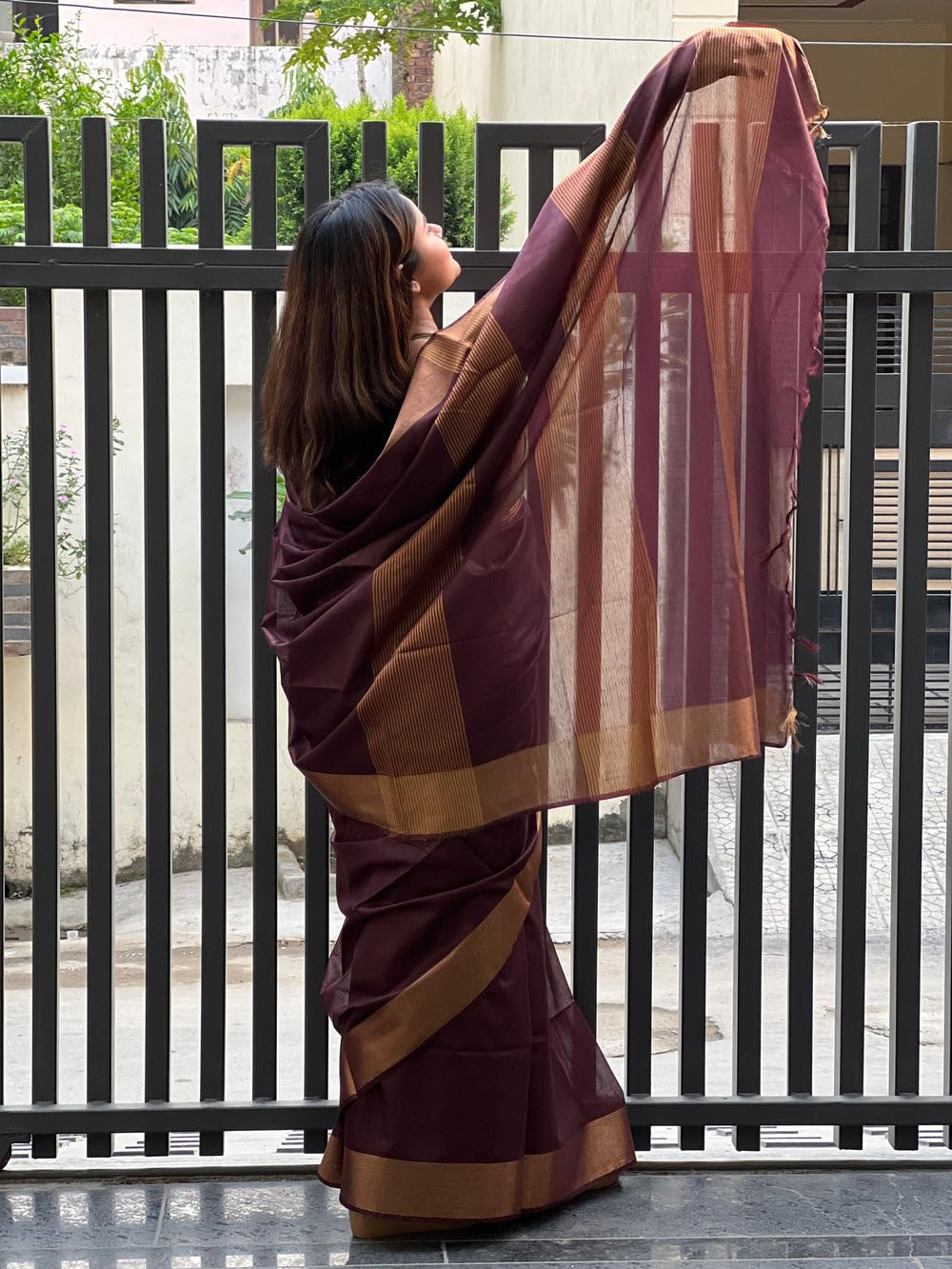 Vasthrlay Traditional Saree in Classic with refined handloom ethnic appeal