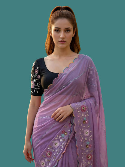 Vasthrlay Classic Traditional Saree for wedding and party wear styling