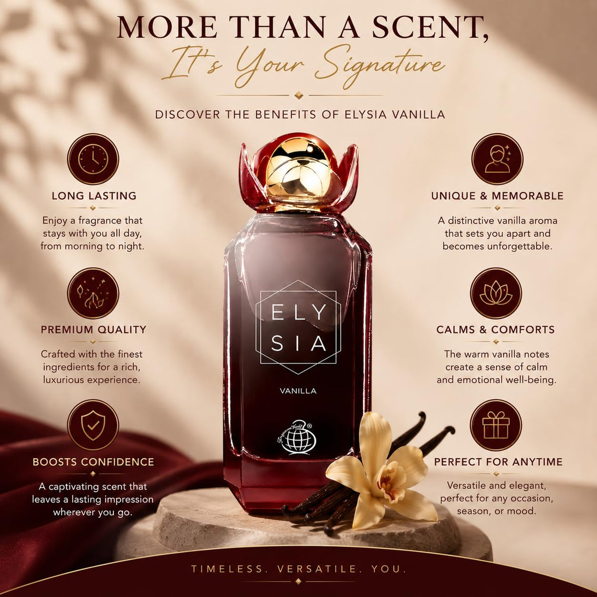 Fragrance World Elysia Vanilla EDP 100ml