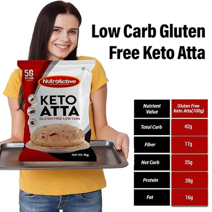 NutroActive Keto Atta 