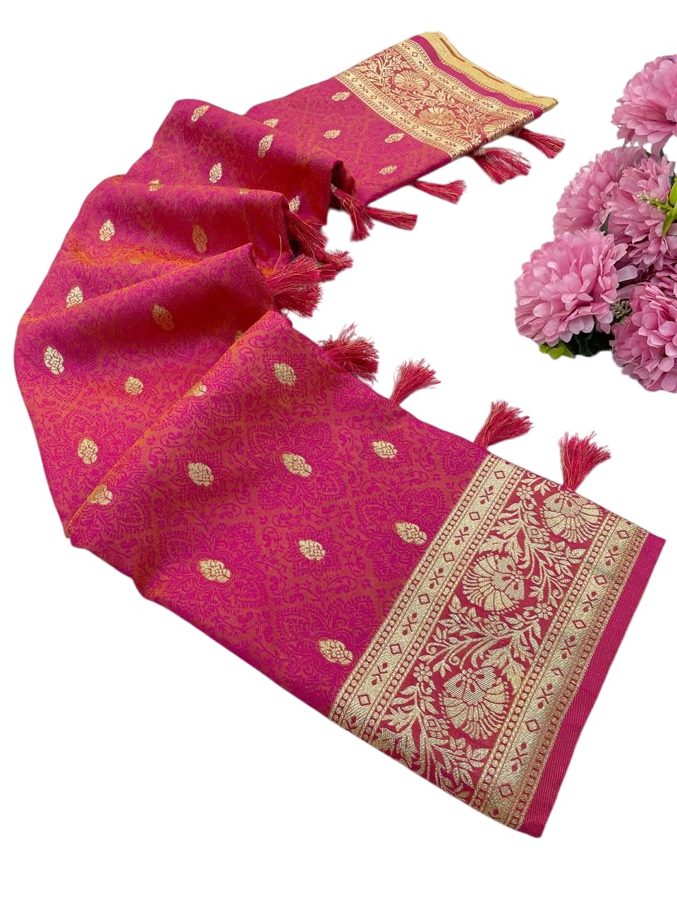 Vasthrlay Classic Banarasi Weaving Saree for festive ethnic occasions