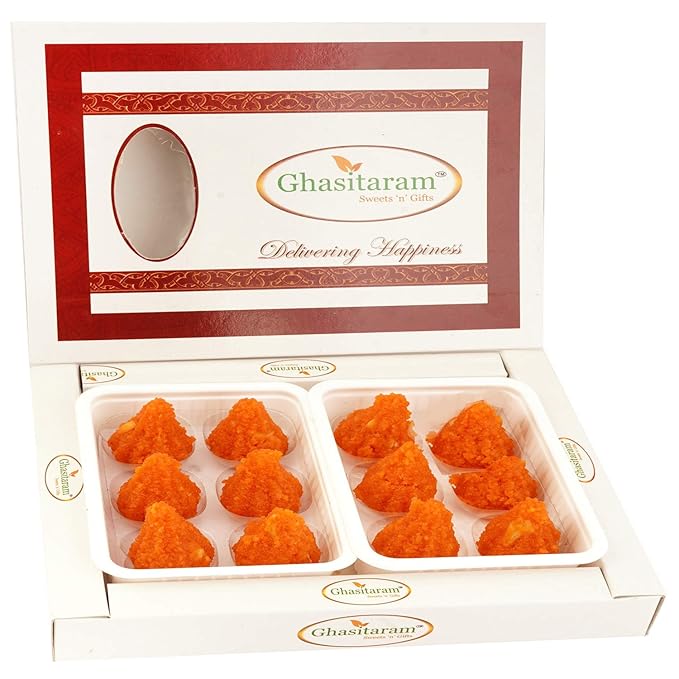 Ghasitaram Motichoor Laddoo Modaks - PUSHMYCART
