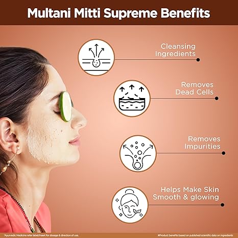Multani Mitti Supreme Powder - PUSHMYCART