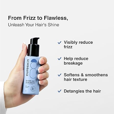 Cureskin Smooth and Shine Hair Serum - PUSHMYCART
