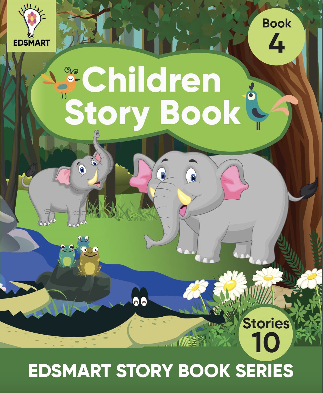 Edsmart Children Story Book 4 for 2-6 years old [32 pages], 10 kids stories