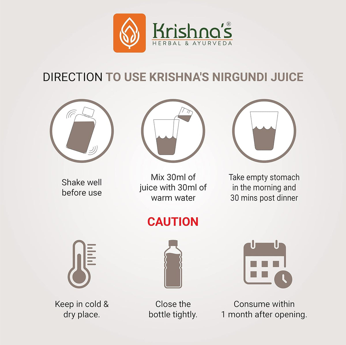 Krishna'S Herbal & Ayurveda Nirgundi Juice 