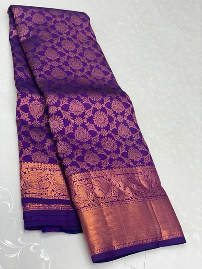 Vasthrlay Banarasi Classic Saree with decorative traditional design