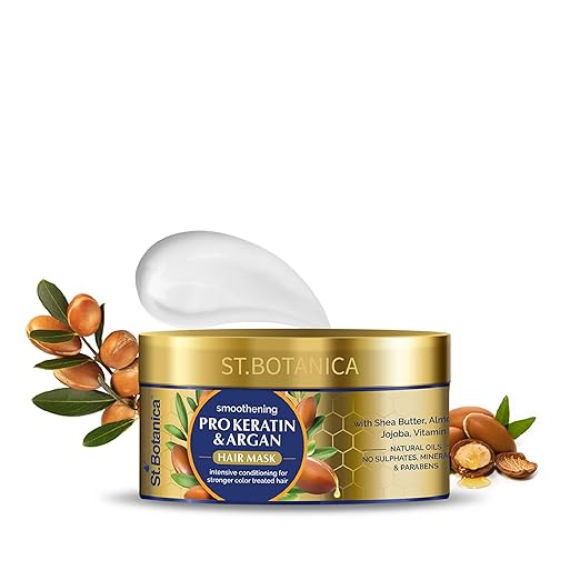 St.Botanica Smoothening Pro Keratin & Argan Oil Hair Mask