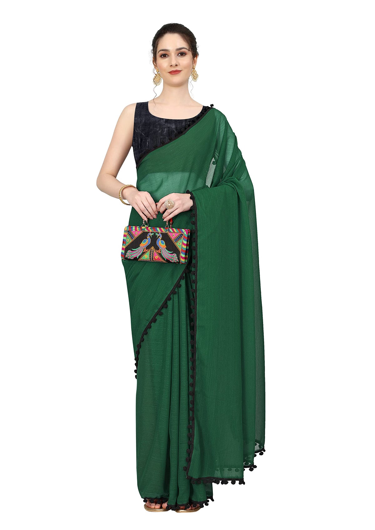 Vasthrlay Ethnic Classic Saree with decorative traditional design