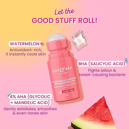 Dot & Key Watermelon Cooling Underarm Roll On
