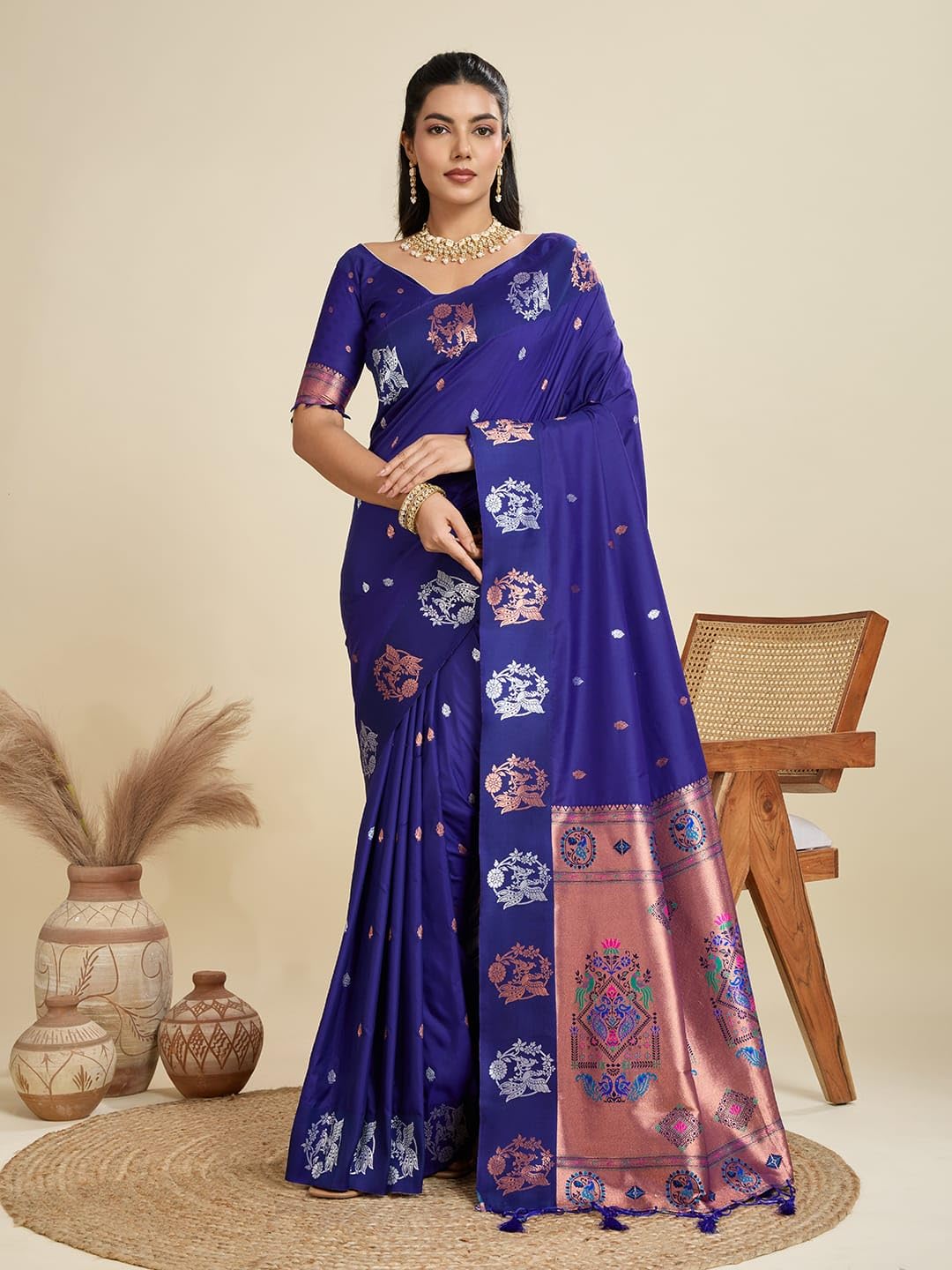 Vasthrlay Classic Traditional Saree for wedding and party wear styling