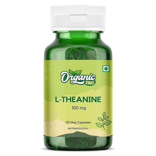 Organic Zing L Theanine 100mg 30 Capsules
