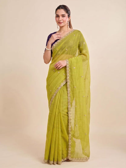 Vasthrlay Traditional Saree in Classic with refined ethnic appeal