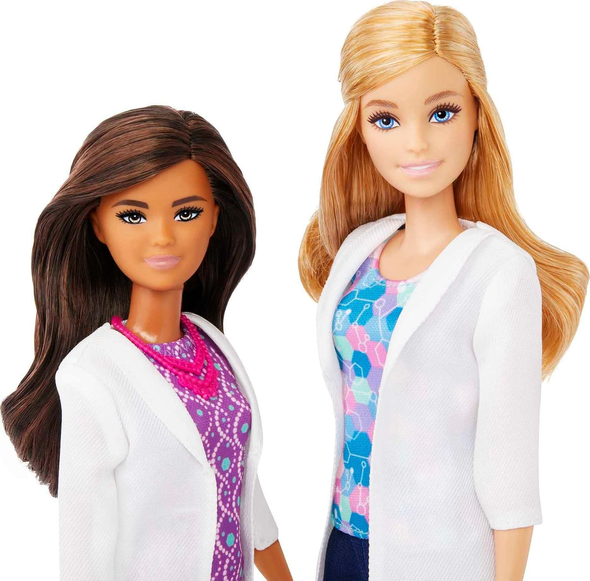 Barbie Science Lab Playset with 2 Dolls Lab Bench and Accessories