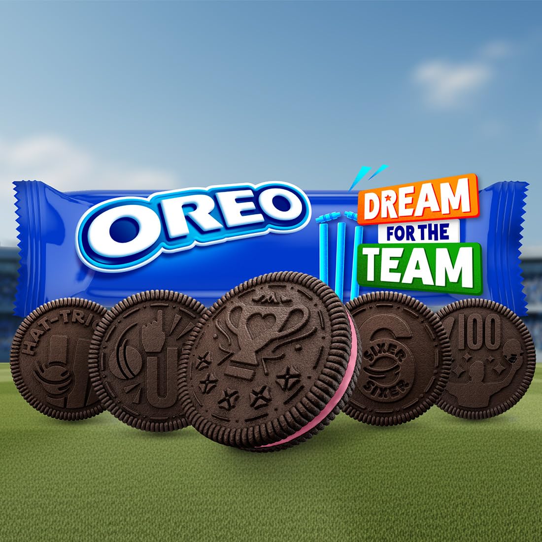 Cadbury Oreo Strawberry Flavour Biscuit