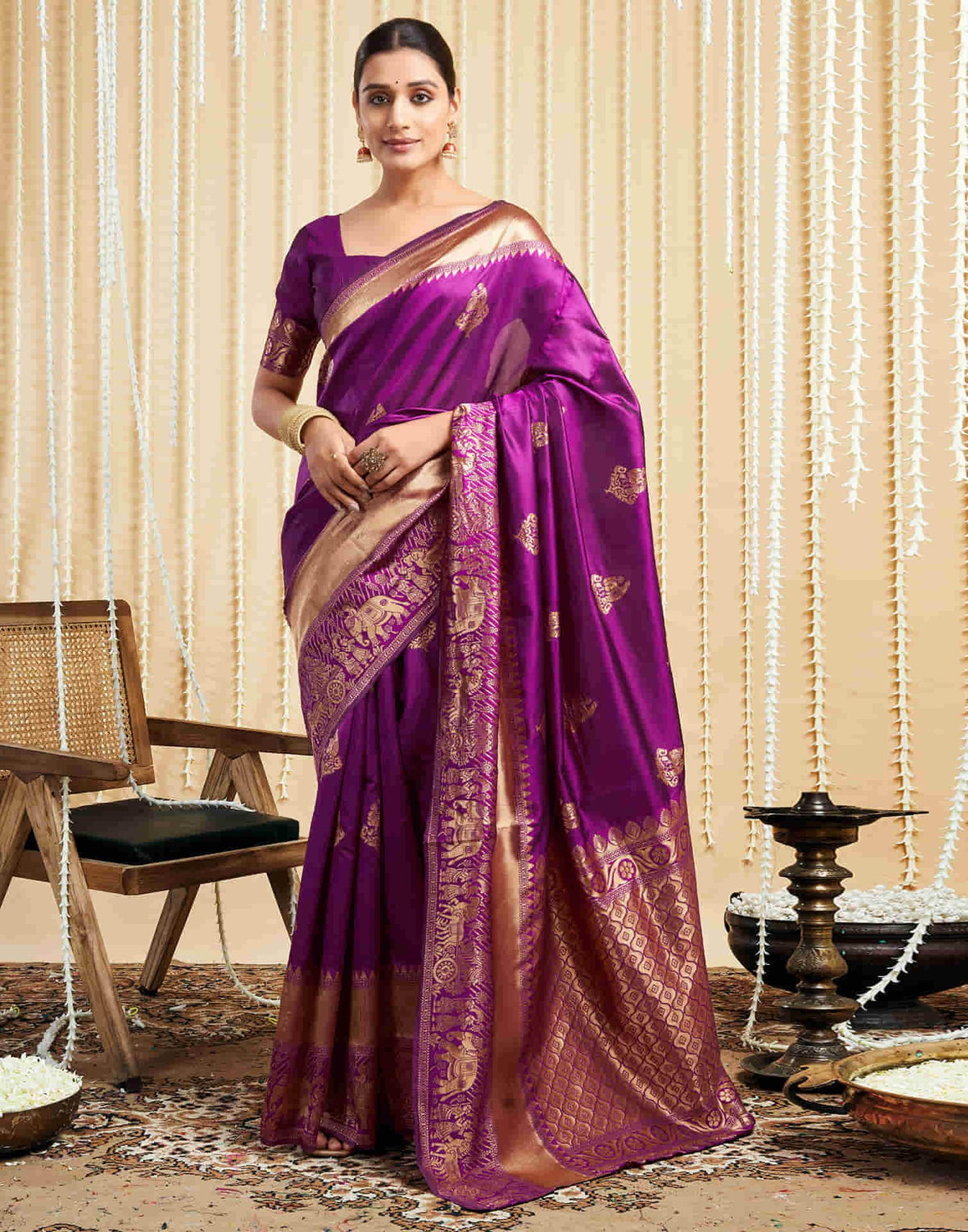 Vasthrlay Classic Traditional Saree with elegant banarasi styling