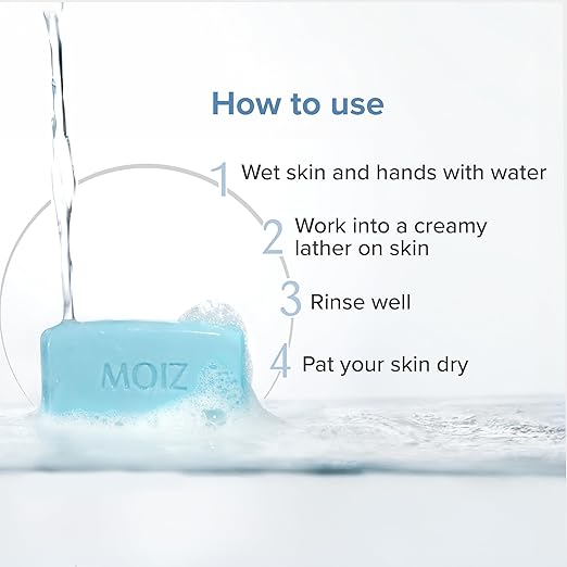 Moiz Syndet Bathing Bar Soap 75g