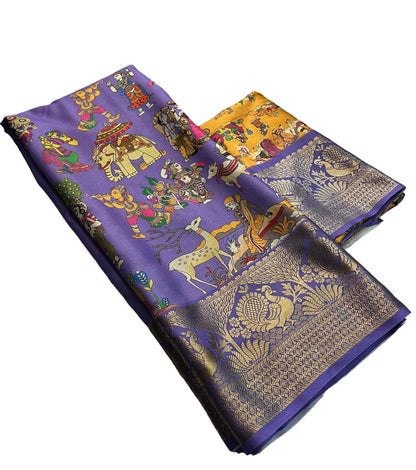 Vasthrlay Classic Ethnic Printed Saree for festive ethnic occasions