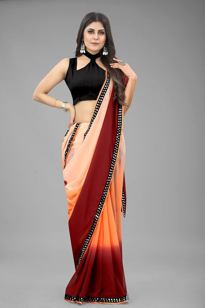 Vasthrlay Embroidered Saree in Classic with refined ethnic appeal