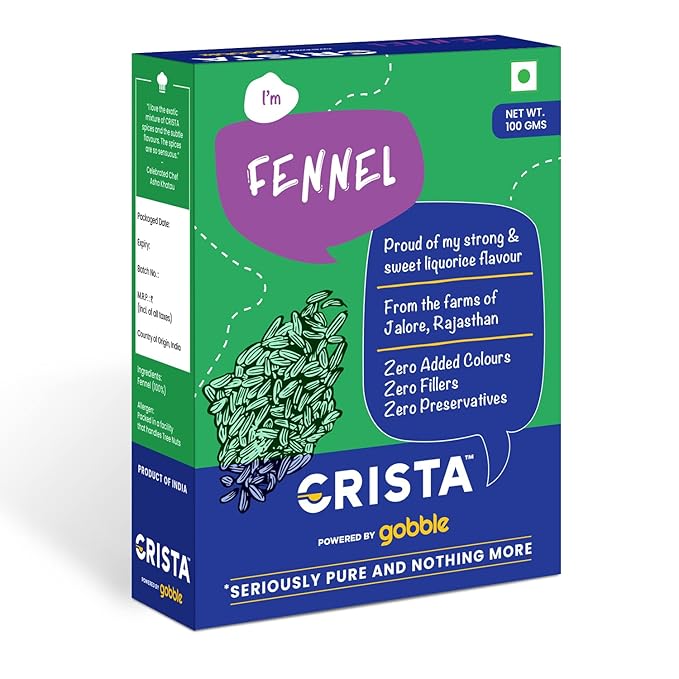 CRISTA Fennel Seeds - PUSHMYCART