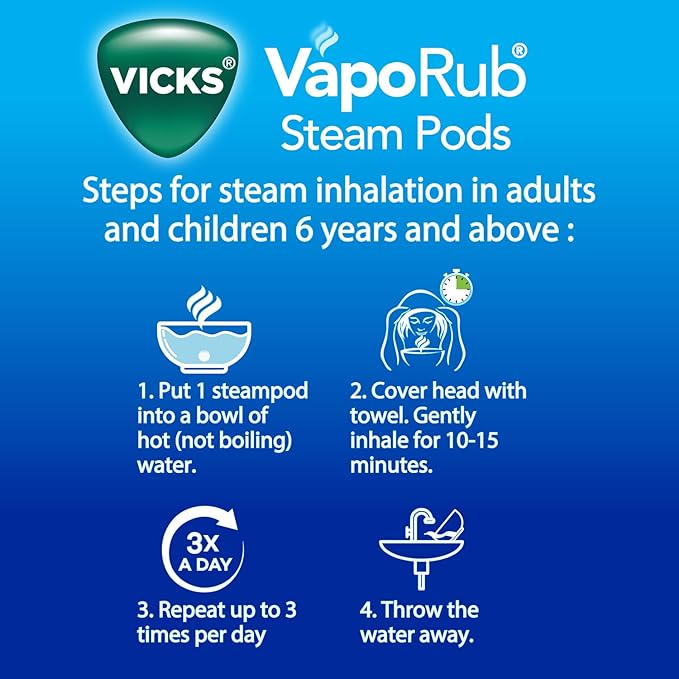 Vicks VapoRub SteamPods - PUSHMYCART