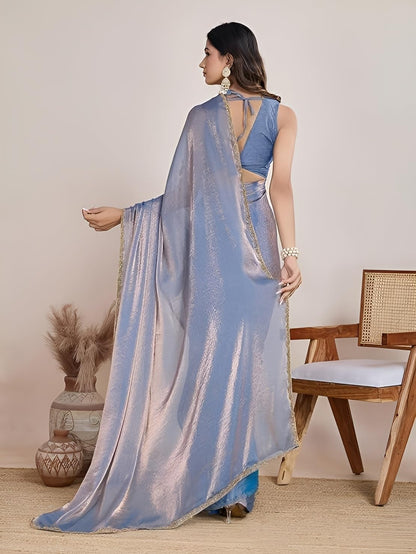 Vasthrlay Ethnic Classic Saree with decorative border design
