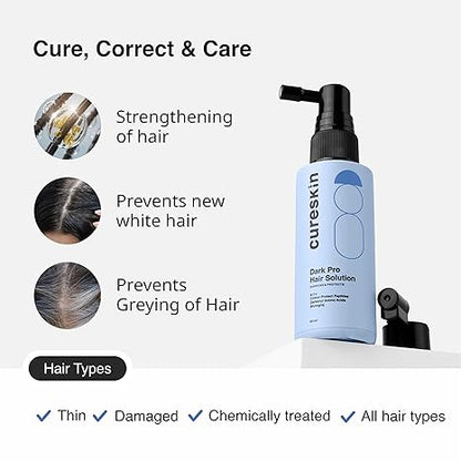 Cureskin Anti Grey Hair Serum - PUSHMYCART