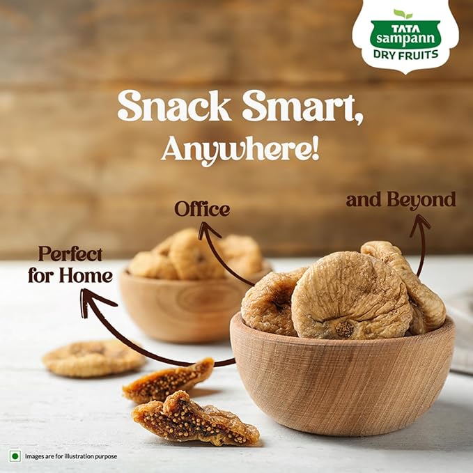 Tata Sampann Premium Anjeer (Dried Figs) - PUSHMYCART