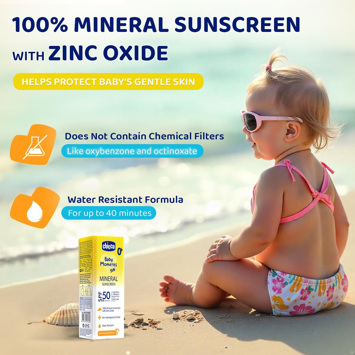 Chicco Baby Moments Mineral Sun Cream