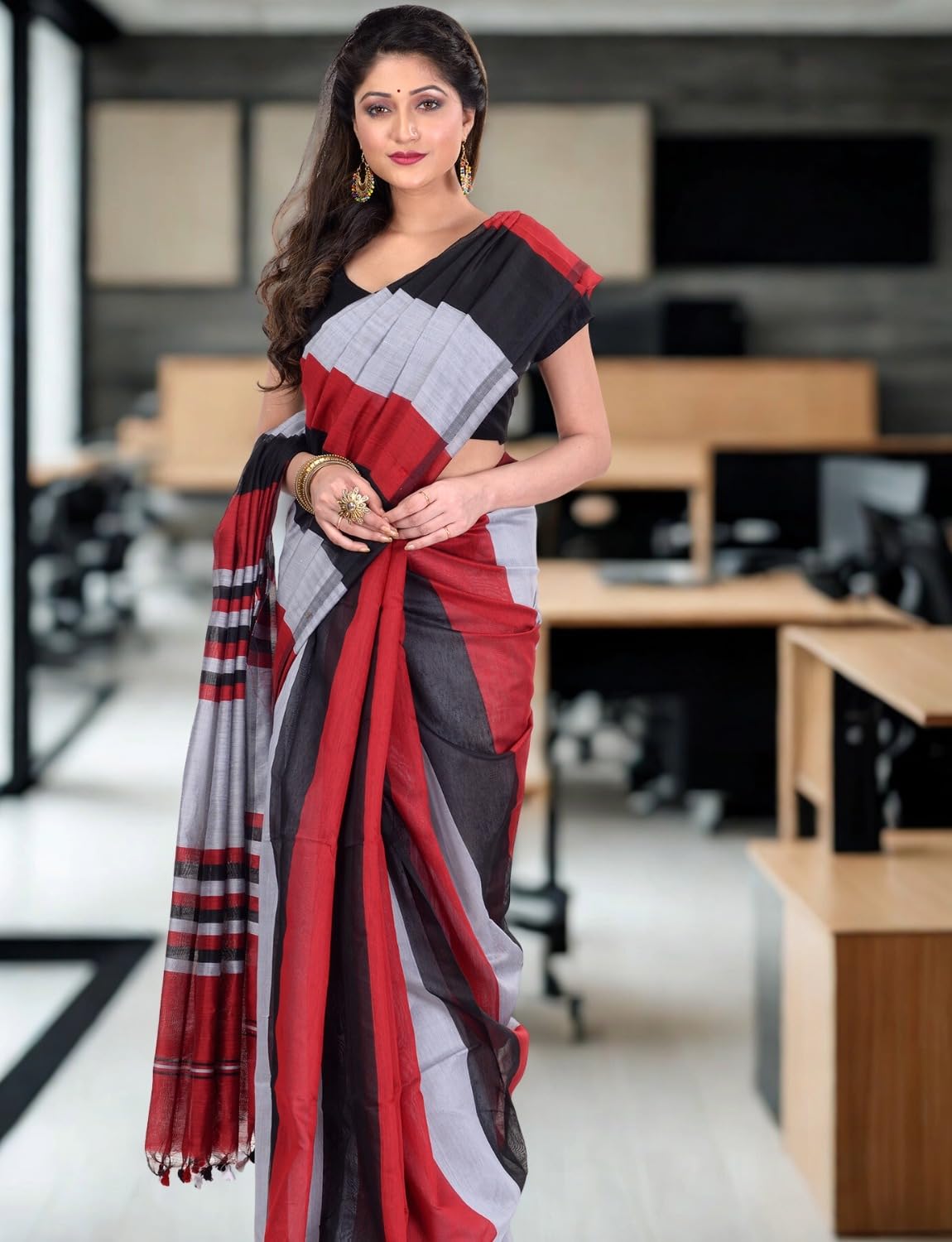 Vasthrlay Classic Designer Saree with elegant Ethnic styling