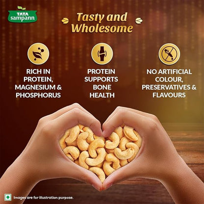 Tata Sampann Classic Salted & Roasted Cashews/Kaju - PUSHMYCART
