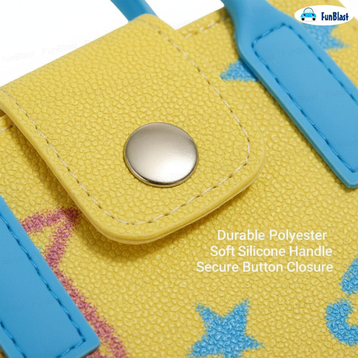 FunBlast Crossbody Mobile Sling Bag Lucky Star Yellow
