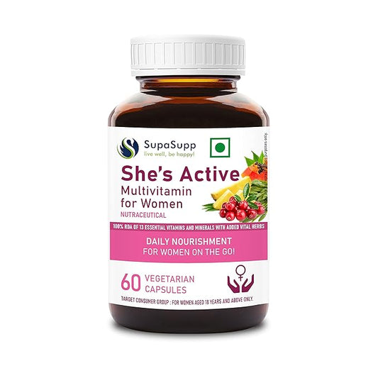 Sri Sri tattva SupaSupp She's Active - Multivitamin For Women - PUSHMYCART