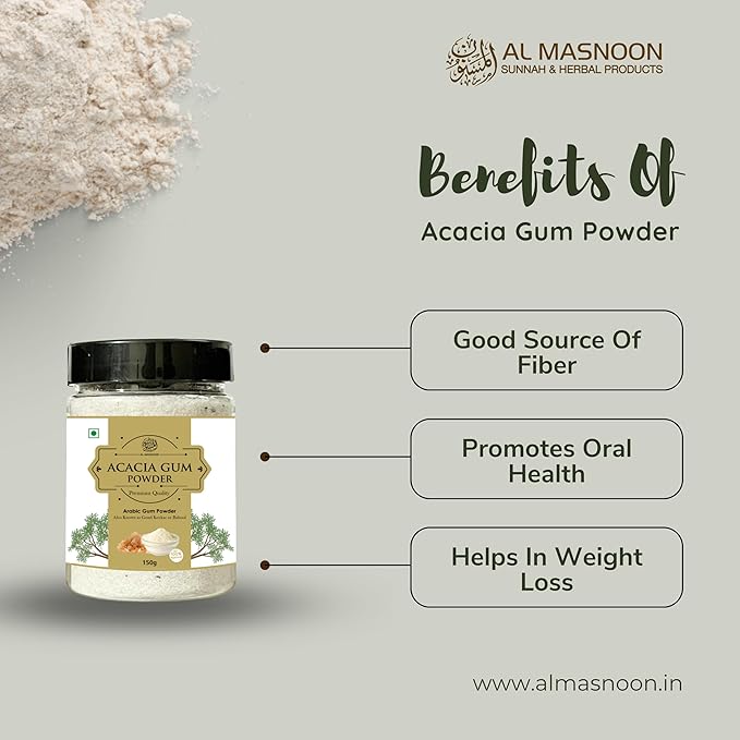 Al Masnoon Acacia Gum | Arabic Gum Powder