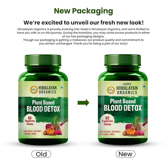 Himalayan Organics Plant Based Blood Detox Tablets