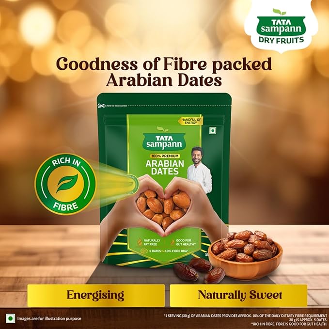Tata Sampann Premium Arabian Dates/Khajoor - PUSHMYCART