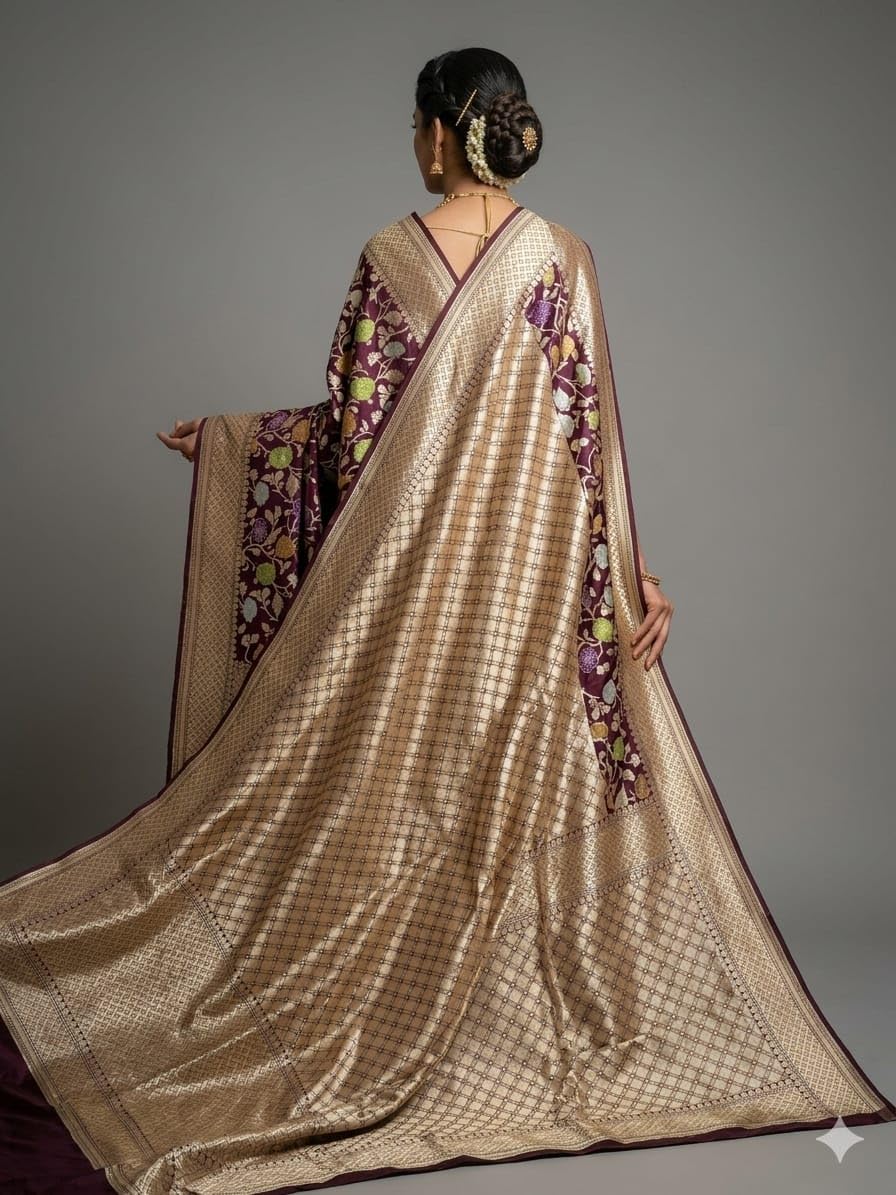 Vasthrlay Classic Traditional Saree with elegant Banarasi styling