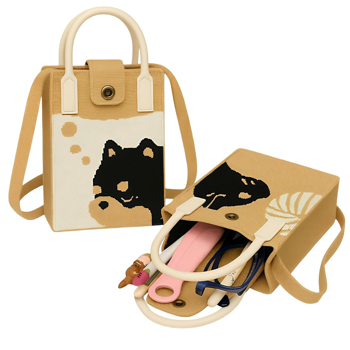 FunBlast Crossbody Mobile Sling Bag Dog with Thought Bubble