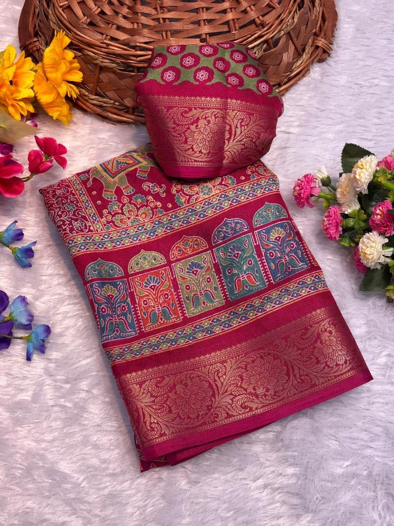 Vasthrlay Designer Saree in Classic with refined ethnic appeal