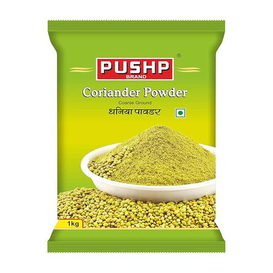 Pushp Brand Natural Coriander (Dhaniya) Powder Pouch - PUSHMYCART