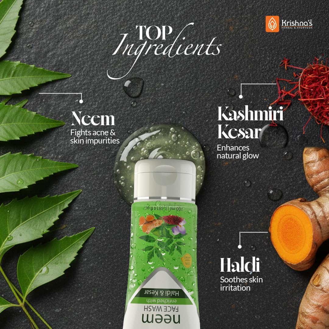 Krishna'S Herbal & Ayurveda Neem Face Wash 