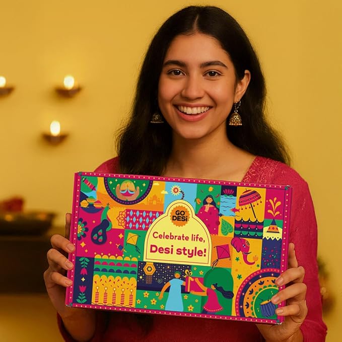 GO DESi Diwali Gift Box -17 Items - PUSHMYCART
