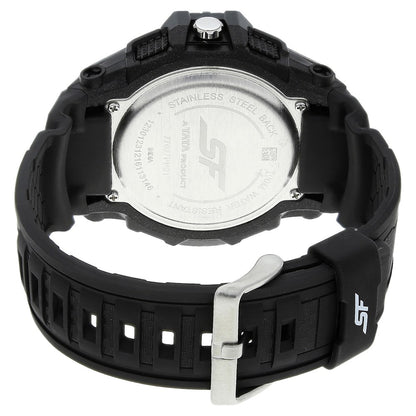 Sonata SF Quartz Analog Digital Black Dial Plastic Strap Watch for Men image 4