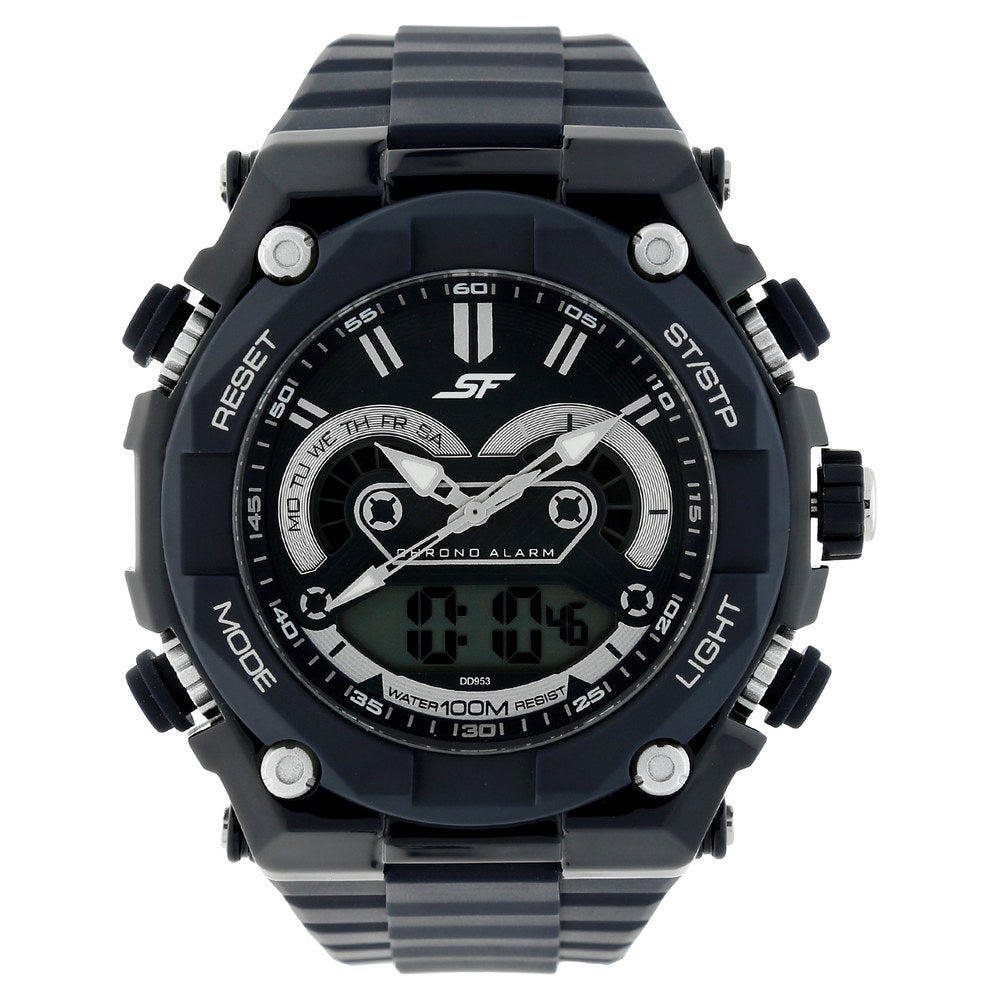 Sonata SF Quartz Digital Dial Plastic Strap Watch for Men image 1
