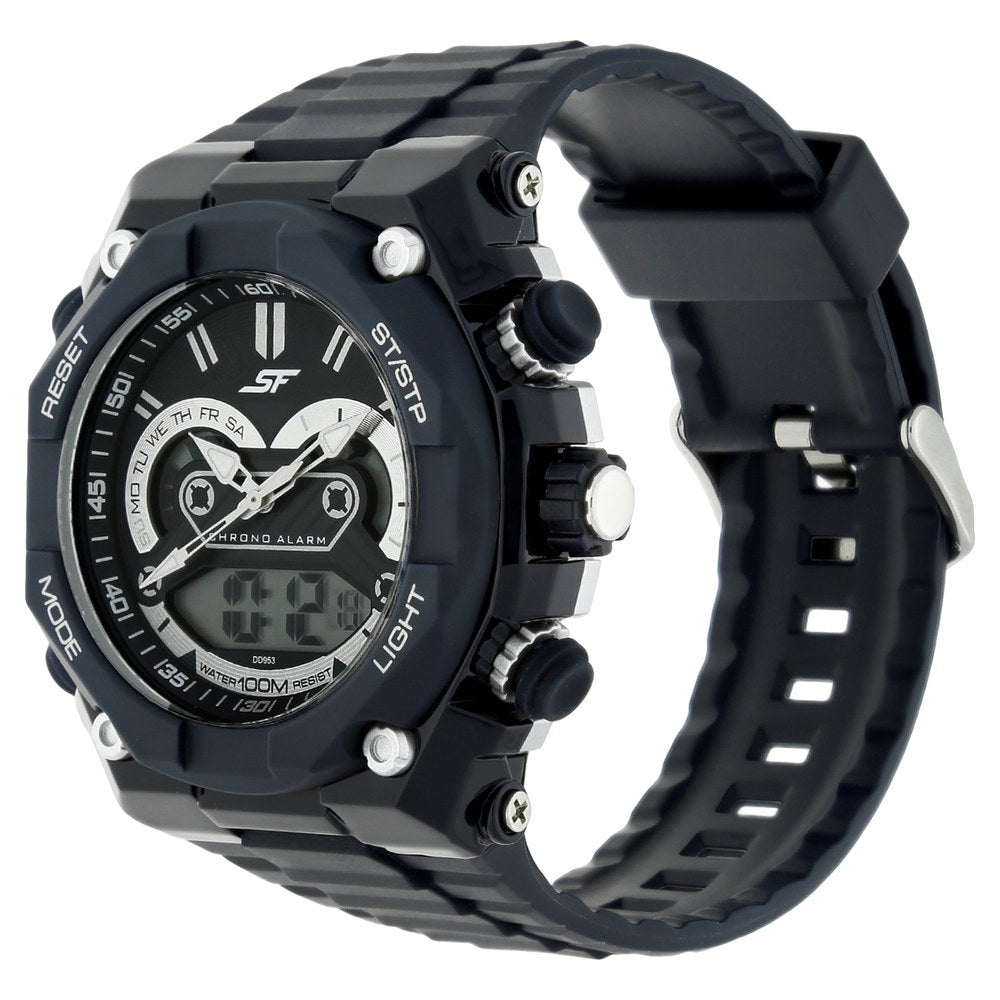 Sonata SF Quartz Digital Dial Plastic Strap Watch for Men image 2
