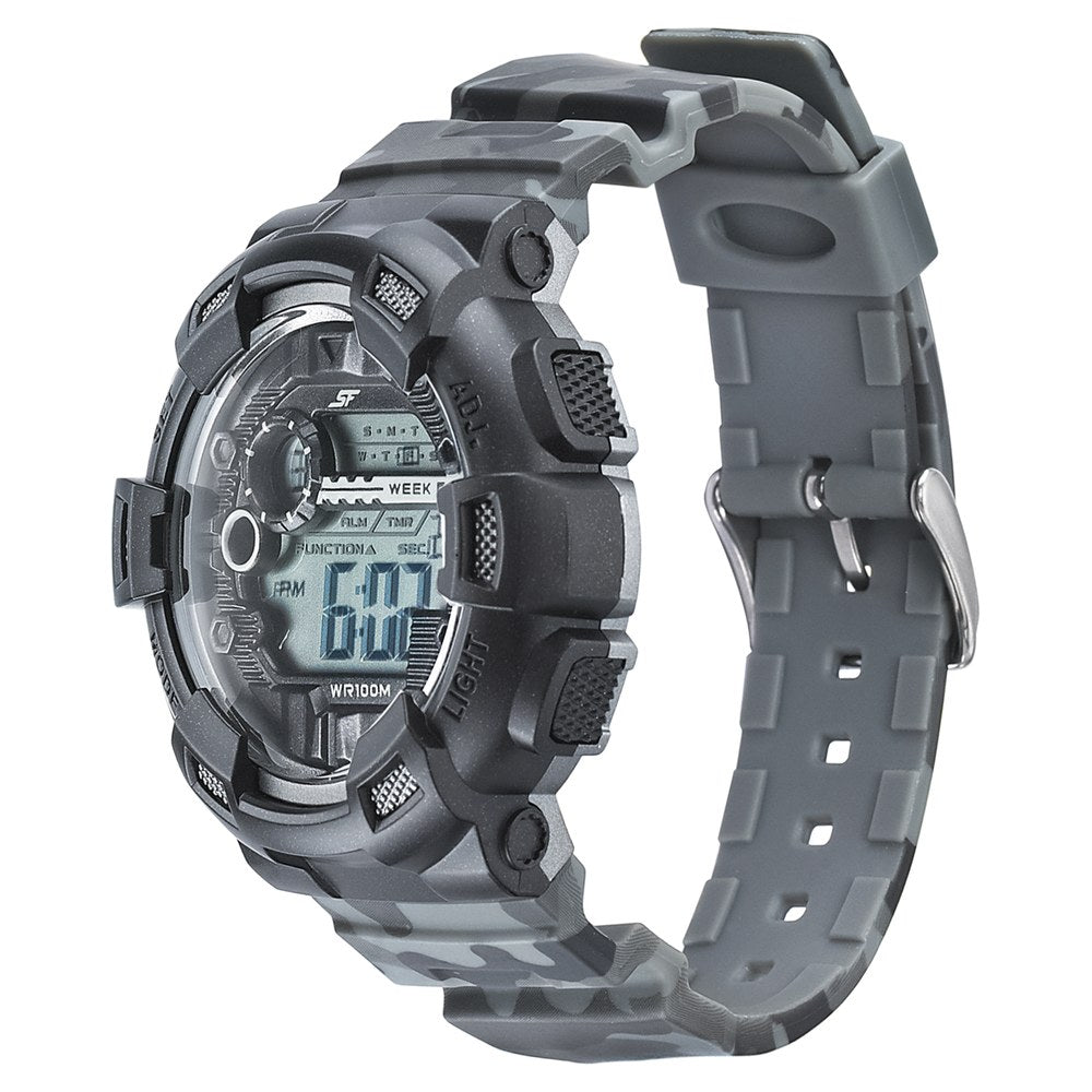 Sonata SF Digital Dial PU Strap Watch For Men image 2