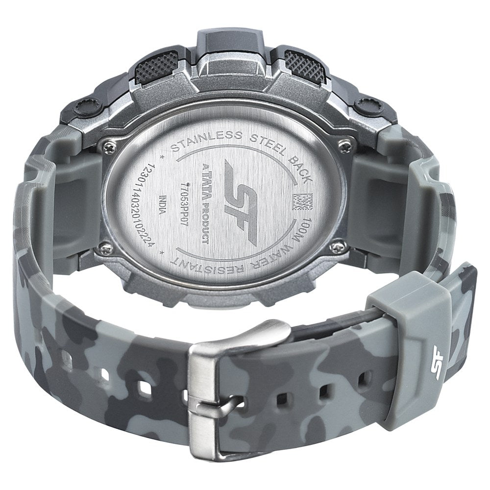 Sonata SF Digital Dial PU Strap Watch For Men image 4