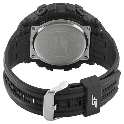 Sonata SF Digital Dial Plastic Strap Watch for Men Style NU77080PP02 image 4
