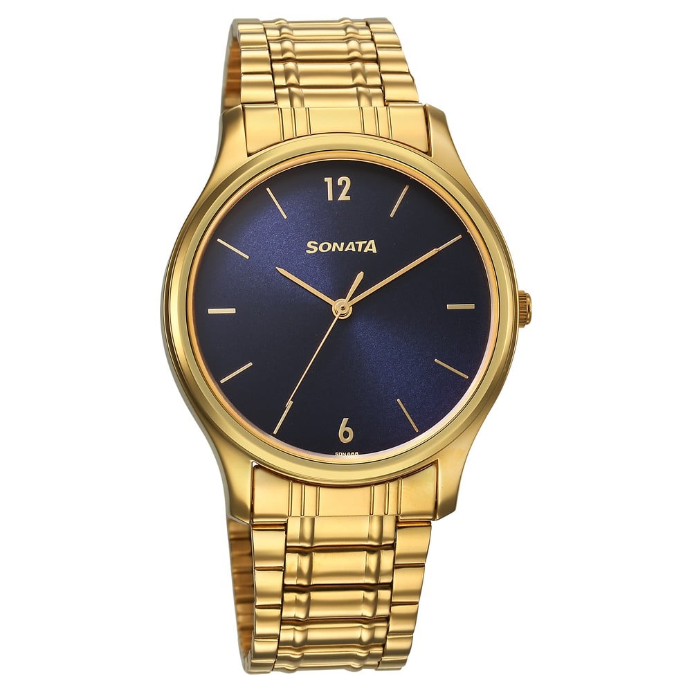 Sonata Quartz Analog Blue Dial Watch for Men image 1
